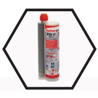 Fischer Chemical Anchors – FIS V Plus Injection Resin for High Load Threaded Rods and Rebar – Polyester/Vinyl Ester Mortar, 300/390ml Cartridges, Fire Rated, ETA Certified for Concrete and Masonry Anchoring